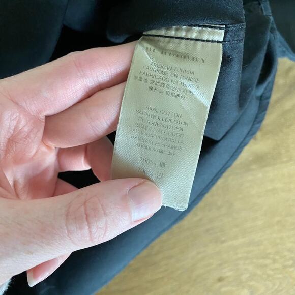 Burberry Button Front Shirt in Black - Picture 5 of 6